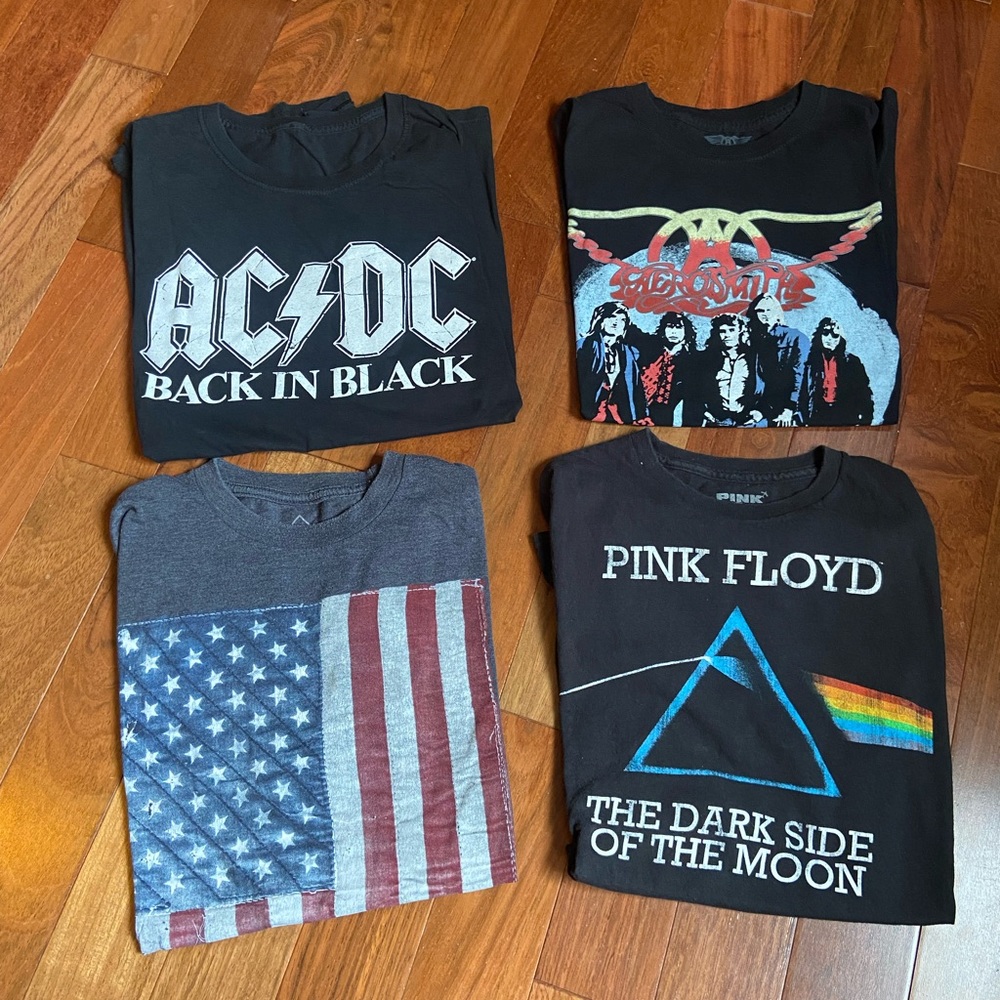 Band Tees Bundle Mens Medium